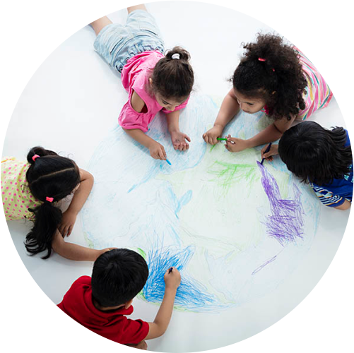 Children playing outdoors